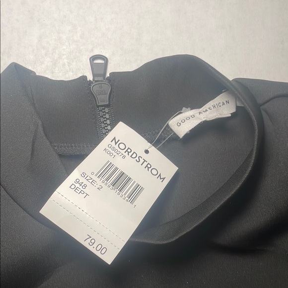 Good American Scuba Long Sleeve Mock Neck Top - Picture 2 of 5